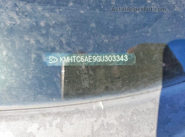 KMHTC6AE9GU303343 2016 HYUNDAI VELOSTER Черный Вид подкапотного пространства