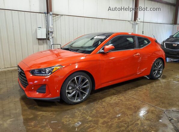 KMHTG6AF1KU006878 2019 HYUNDAI VELOSTER Orange Przód lewy