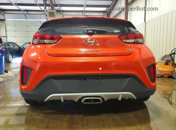 KMHTG6AF1KU006878 2019 HYUNDAI VELOSTER Orange Widok z tyłu