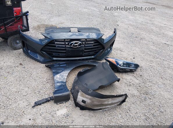 KMHTG6AF3LU020802 2020 HYUNDAI VELOSTER Gray Instrument cluster view