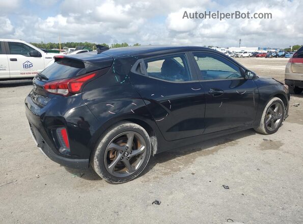 KMHTG6AF4KU019558 2019 HYUNDAI VELOSTER Черный Задняя правая четверть
