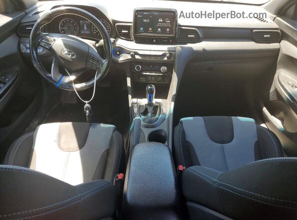 KMHTG6AF4LU023868 2020 HYUNDAI VELOSTER Blue Առջևի վահանակի տեսք