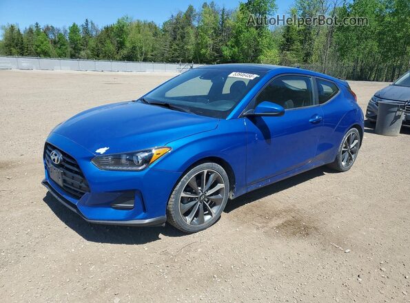 KMHTG6AF4LU023868 2020 HYUNDAI VELOSTER Blue Առջևի ձախ երեք քառորդ տեսարան