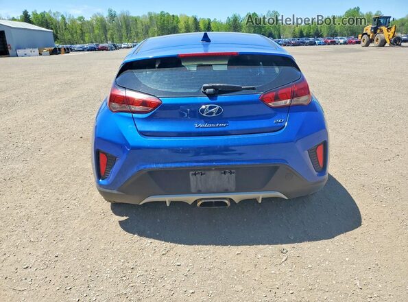 KMHTG6AF4LU023868 2020 HYUNDAI VELOSTER Blue Հետևի տեսք
