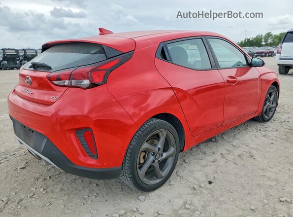 KMHTG6AF5KU019438 2019 HYUNDAI VELOSTER Красный Задняя правая четверть
