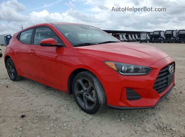 KMHTG6AF5KU019438 2019 HYUNDAI VELOSTER Красный Передняя правая четверть