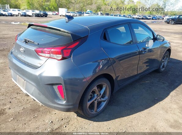 KMHTG6AF6KU011025 2019 HYUNDAI VELOSTER Серый Задняя правая четверть