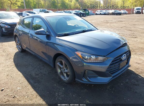 KMHTG6AF6KU011025 2019 HYUNDAI VELOSTER Серый Передняя правая четверть