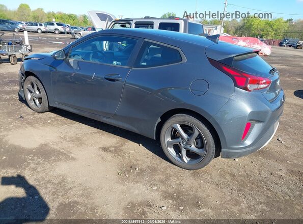 KMHTG6AF6KU011025 2019 HYUNDAI VELOSTER Серый Задняя левая четверть