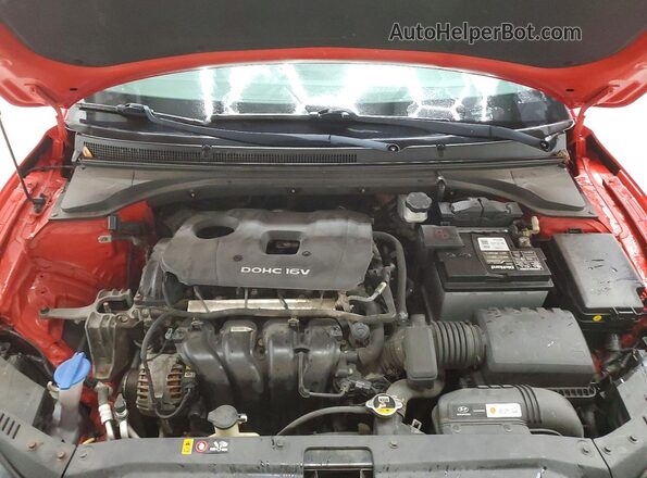 KMHTG6AF7KU017304 2019 HYUNDAI VELOSTER Red უკანა სალონის ხედი