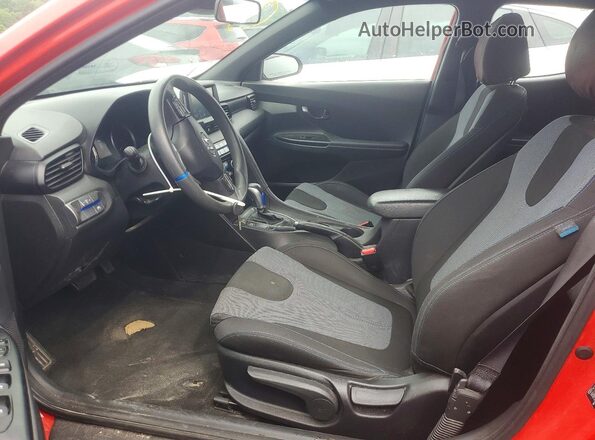 KMHTG6AF7KU017304 2019 HYUNDAI VELOSTER Red წინა სალონის ხედი