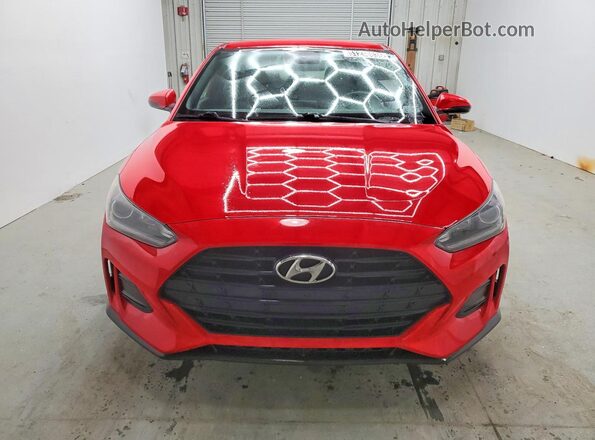 KMHTG6AF7KU017304 2019 HYUNDAI VELOSTER Red წინა ხედი