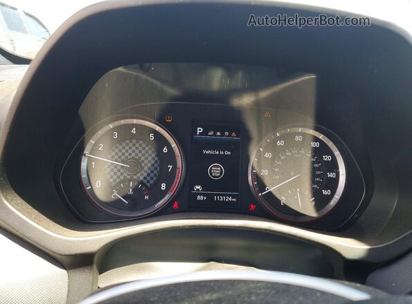 KMHTG6AF9KU007521 2019 HYUNDAI VELOSTER Белый Вид щитка приборов