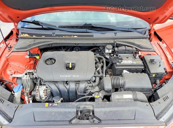 KMHTG6AF9LU029777 2020 HYUNDAI VELOSTER Красный Вид задней части салона