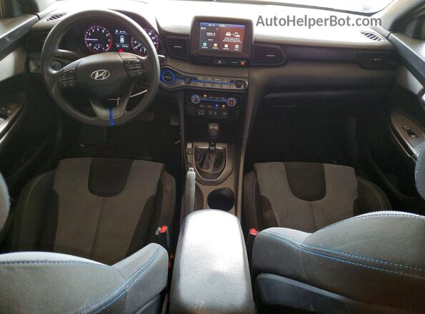 KMHTG6AFXKU010458 2019 HYUNDAI VELOSTER Серый Вид панели приборов