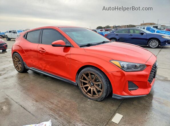 KMHTH6AB2KU011498 2019 HYUNDAI VELOSTER Orange Przód prawy