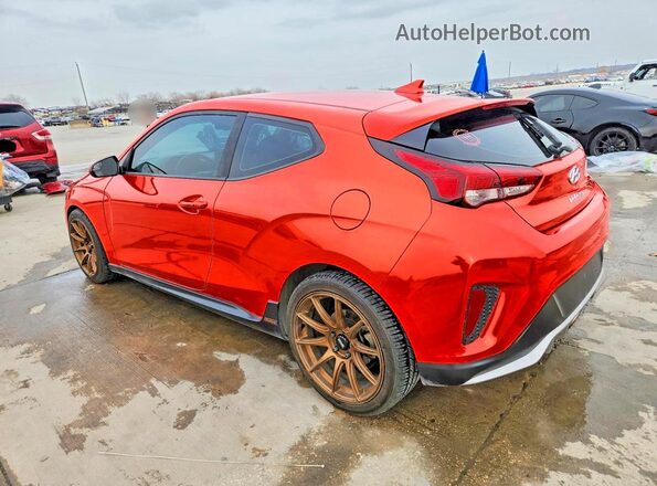 KMHTH6AB2KU011498 2019 HYUNDAI VELOSTER Orange Tył lewy