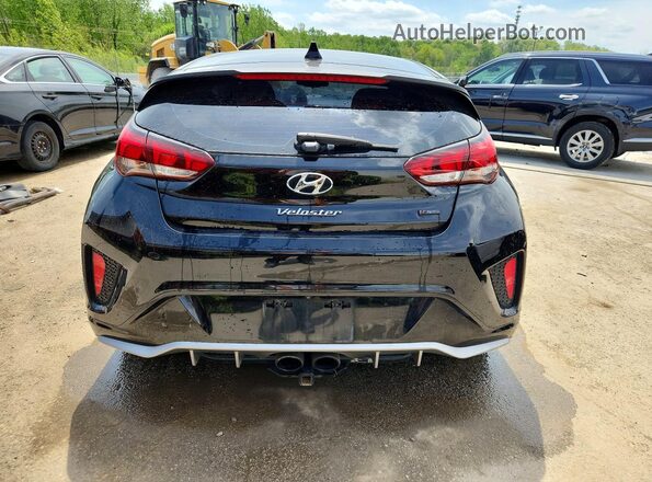 KMHTH6AB7LU021736 2020 HYUNDAI VELOSTER Black Vista trasera