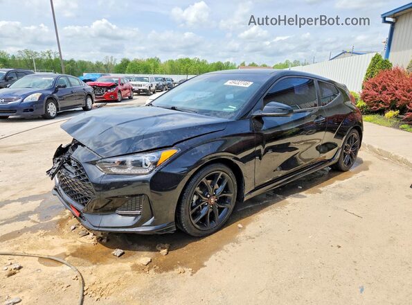 KMHTH6AB7LU021736 2020 HYUNDAI VELOSTER Black Vista tres cuartos delantera izquierda