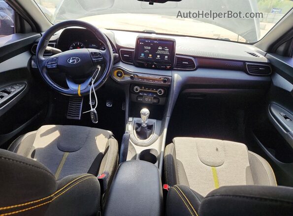 KMHTH6AB7LU021736 2020 HYUNDAI VELOSTER Black Vista del salpicadero
