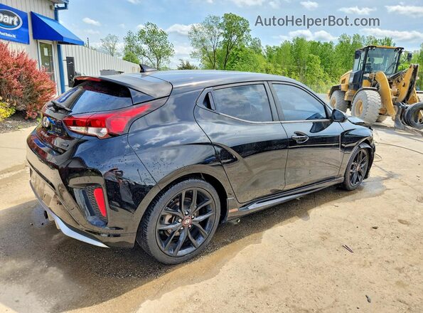 KMHTH6AB7LU021736 2020 HYUNDAI VELOSTER Black Trasero derecho