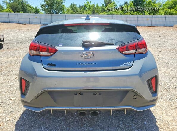 KMHTH6AB8KU013465 2019 HYUNDAI VELOSTER Gray Հետևի տեսք