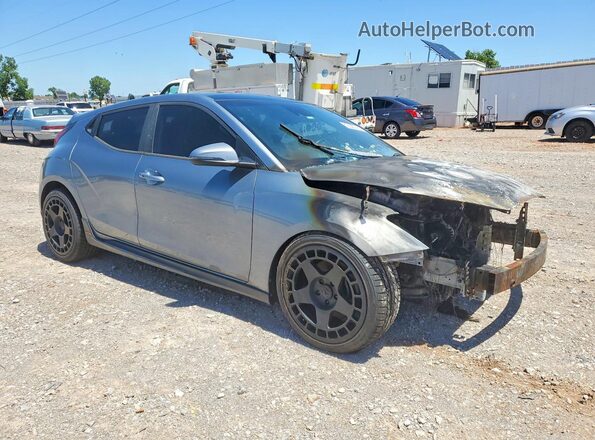 KMHTH6AB8KU013465 2019 HYUNDAI VELOSTER Gray Առջևի աջ