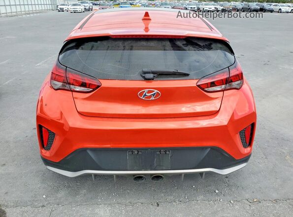 KMHTH6AB9KU007027 2019 HYUNDAI VELOSTER Красный Вид сзади