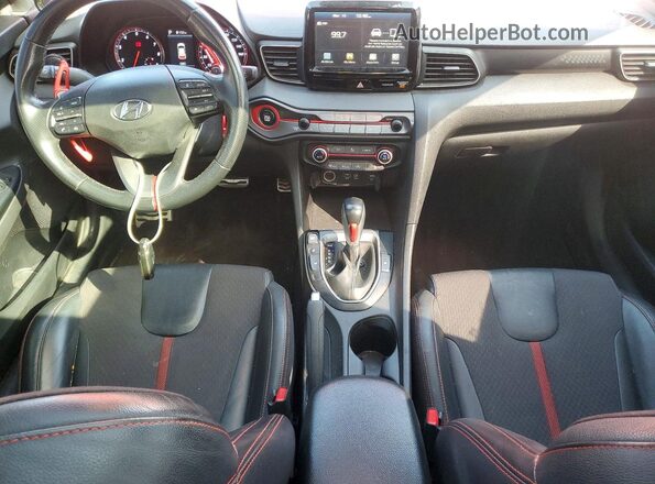 KMHTH6AB9KU007027 2019 HYUNDAI VELOSTER Красный Вид панели приборов