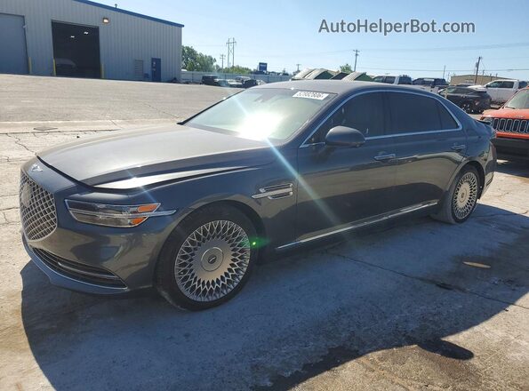 KMTF34PA2LU076454 2020 GENESIS G90 Серый Передняя левая четверть
