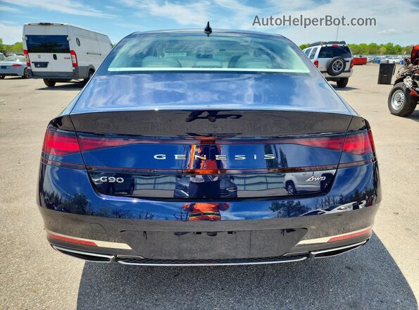 KMTFC4SDXRU037850 2024 GENESIS G90 Синий Вид сзади