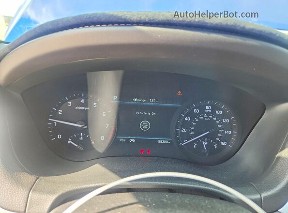 KMTFN4JB1LU334605 2020 GENESIS G80 Синий Вид щитка приборов