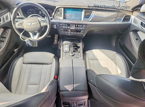 KMTFN4JB1LU334605 2020 GENESIS G80 Синий Вид панели приборов