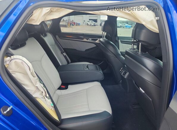 KMTFN4JB1LU334605 2020 GENESIS G80 Синий Вид задних сидений