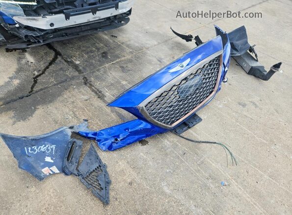 KMTFN4JB1LU334605 2020 GENESIS G80 Синий Вид подкапотного пространства