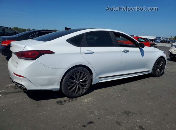 KMTFN4JB5KU306093 2019 GENESIS G80 Белый Задняя правая четверть
