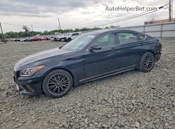 KMTFN4JE4LU331272 2020 GENESIS G80 Black Przód lewy