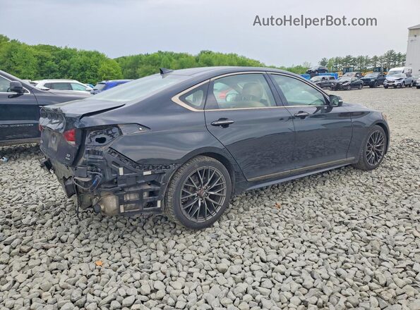 KMTFN4JE4LU331272 2020 GENESIS G80 Black Tył prawy