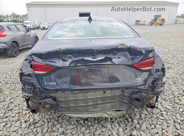 KMTFN4JE4LU331272 2020 GENESIS G80 Black Widok z tyłu