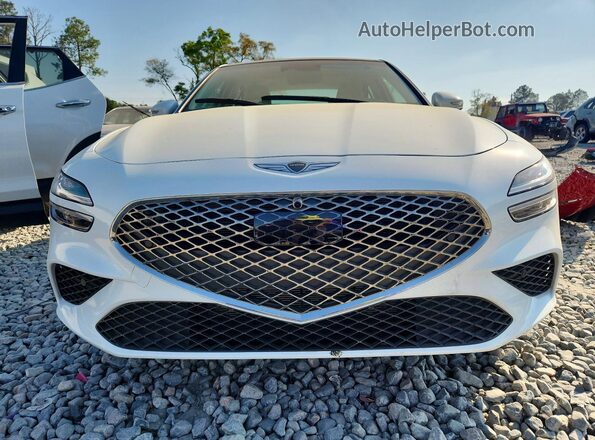 KMTG24SC1TU169076 2026 GENESIS G70 White Вид спереду