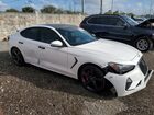 2021 Genesis G70 3.3t Белый vin: KMTG34LE2MU071804 Damage: Right Rear Door, Dent(S) W/ Paint Dmg, < 1/8 Inch