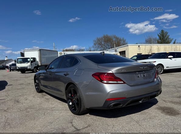 KMTG34LE6LU053532 2020 GENESIS G70 Gray Trasero izquierdo