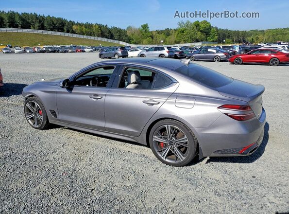 KMTG34SC8SU147409 2025 GENESIS G70 Gray Հետևի ձախ