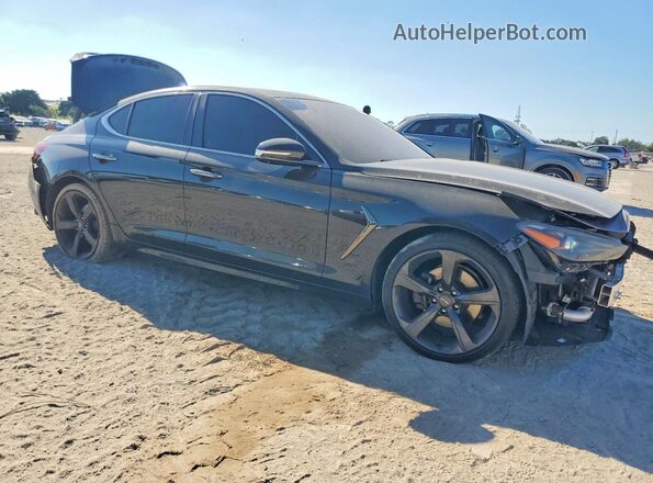 KMTG44LA7KU019138 2019 GENESIS G70 Черный Передняя правая четверть