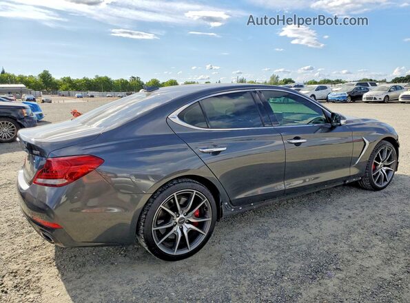 KMTG54LE2KU019774 2019 GENESIS G70 Серый Задняя правая четверть
