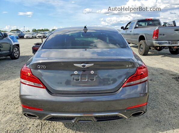 KMTG54LE2KU019774 2019 GENESIS G70 Серый Вид сзади