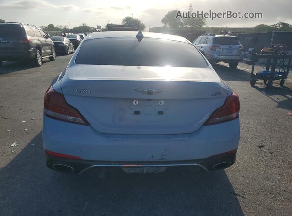 KMTG54LE5KU024127 2019 GENESIS G70 Gray Vista trasera