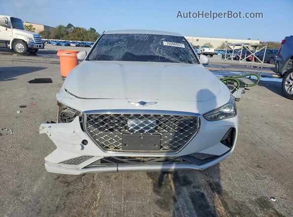 KMTG54LE5KU024127 2019 GENESIS G70 Gray Vista frontal