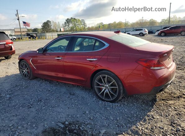 KMTG54LE7KU034397 2019 GENESIS G70 Бордовый Задняя левая четверть
