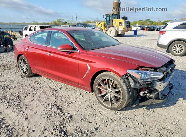 KMTG54LE7KU034397 2019 GENESIS G70 Бордовый Передняя правая четверть